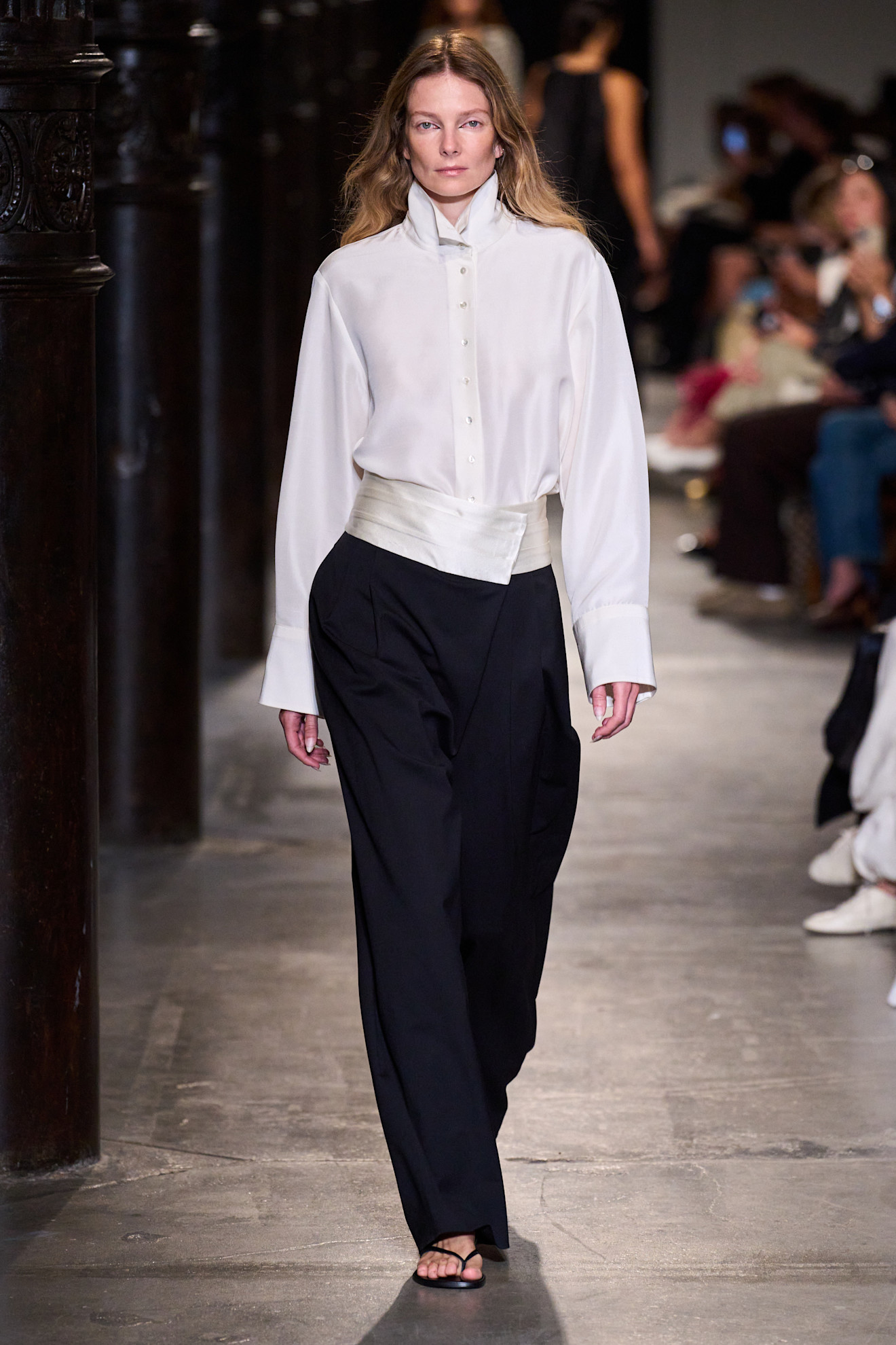 new york fashion week models wearing wearable clothes for spring 2027