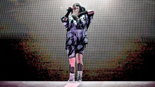 Billie Eilish performs on stage
