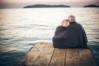 Senior Couple Enjoying the View by Aleksandar Nakic