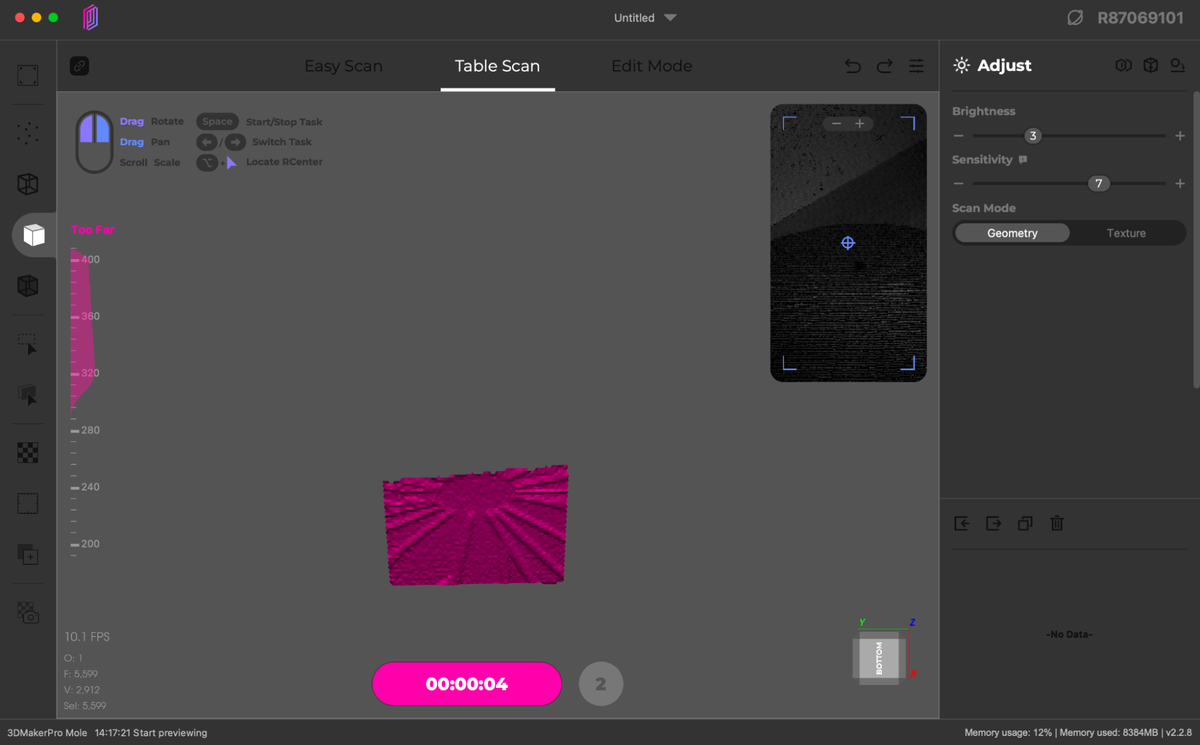 3DMakerPro Mole 3D Scanner