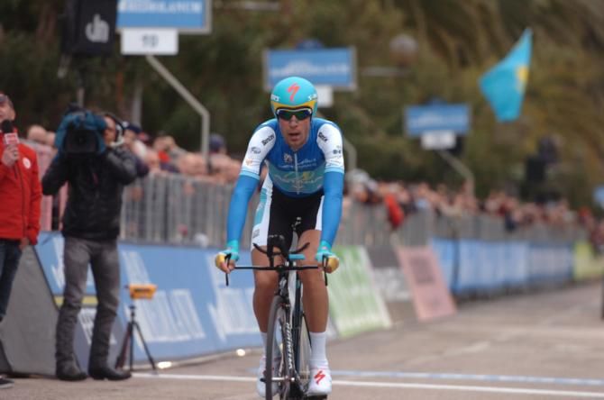 Race leader Vincenzo Nibali (Astana) finished the final stage time trial in 12th place and sealed overall victory at Tirreno-Adriatico.