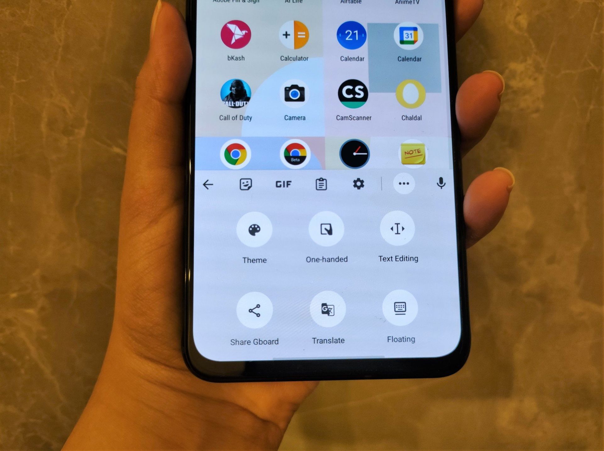 How to get out of one-handed mode or floating mode in Gboard | Android ...