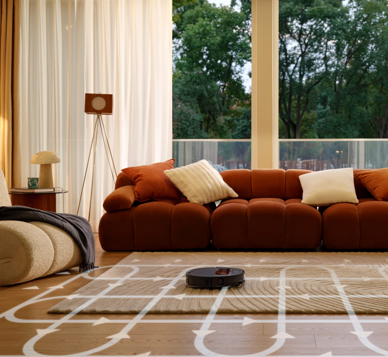 Big, open-plan spaces are where the Roborock Saros Z70 performs best
