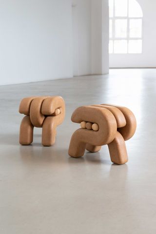 kids chairs made from olive pits