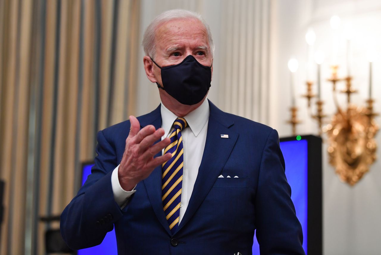 Biden talks about COVID-19