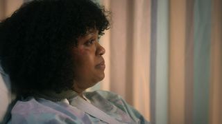 Natasha Rothwell in hospital bed in How to Die Alone.