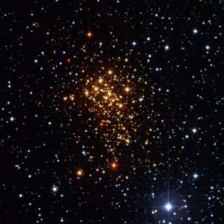 Image of star cluster Westerlund 1 taken by the European Southern Observatory's La Silla Observatory in Chile.