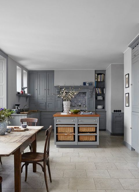 20 Seriously Striking Chic And Contemporary Grey Kitchen Ideas Livingetc