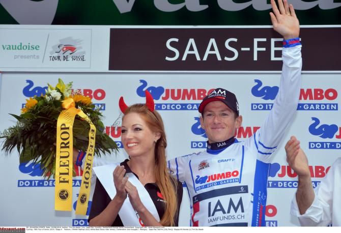 Mathias Frank (IAM Cycling) won the best riders jersey