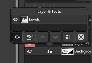 Non destructive editing menu in GIMP 3.0