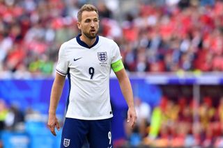 England captain Harry Kane looks on during the Euro 2024 quarter-final match against Switzerland