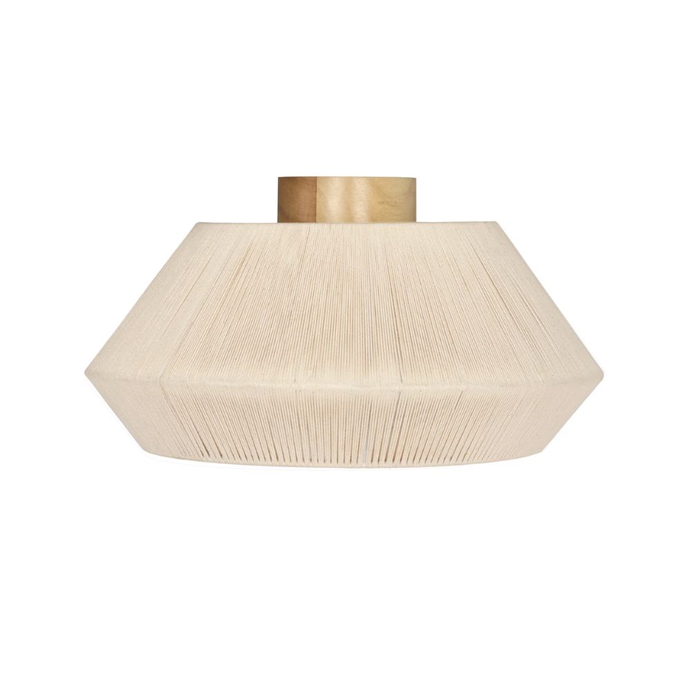 Fabric ceiling light cream