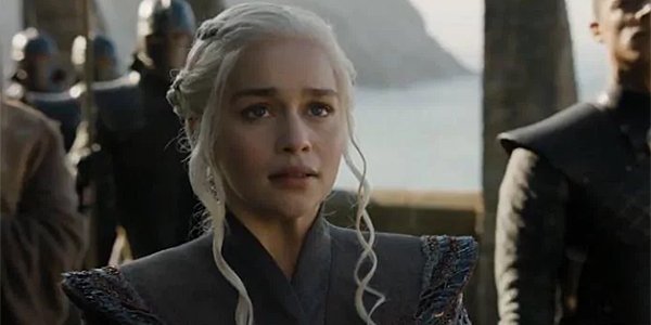 Emilia Clarke as Daenerys Targaryen in Game of Thrones