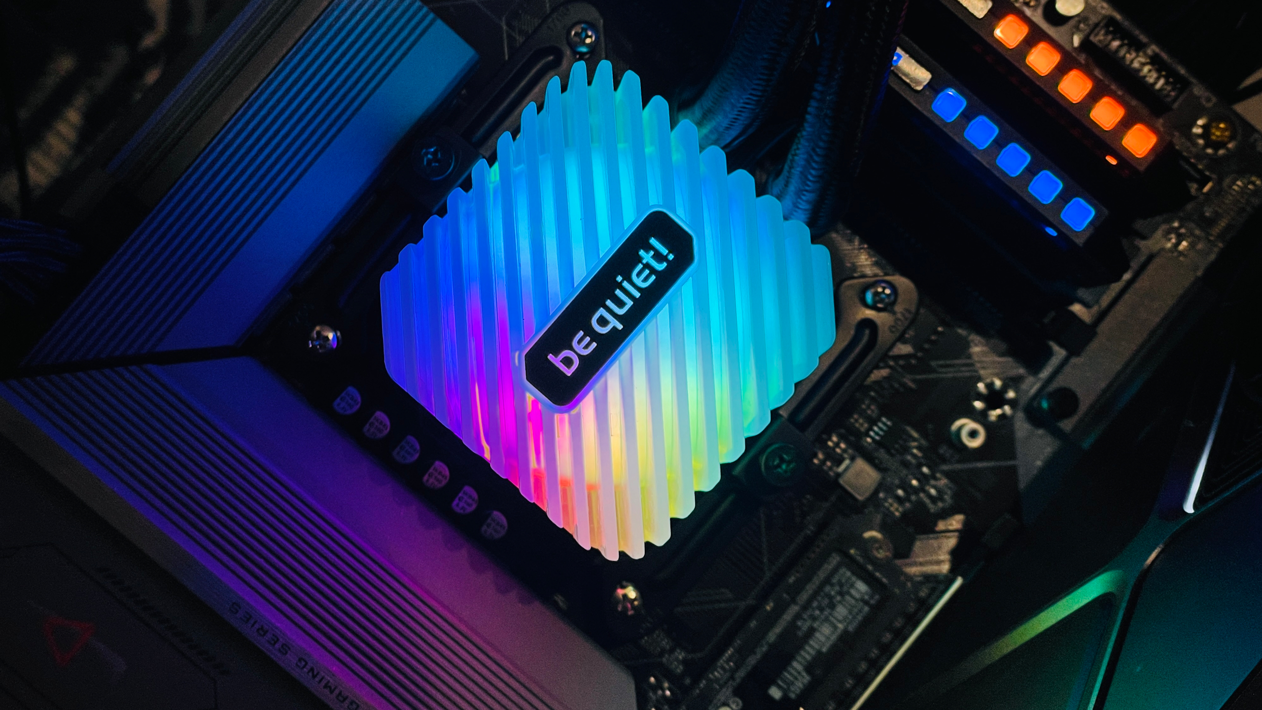 Be Quiet! Light loop AIO with RGB lighting.