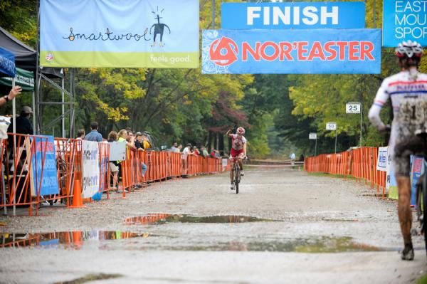 The crowds were behind Davison all day.
