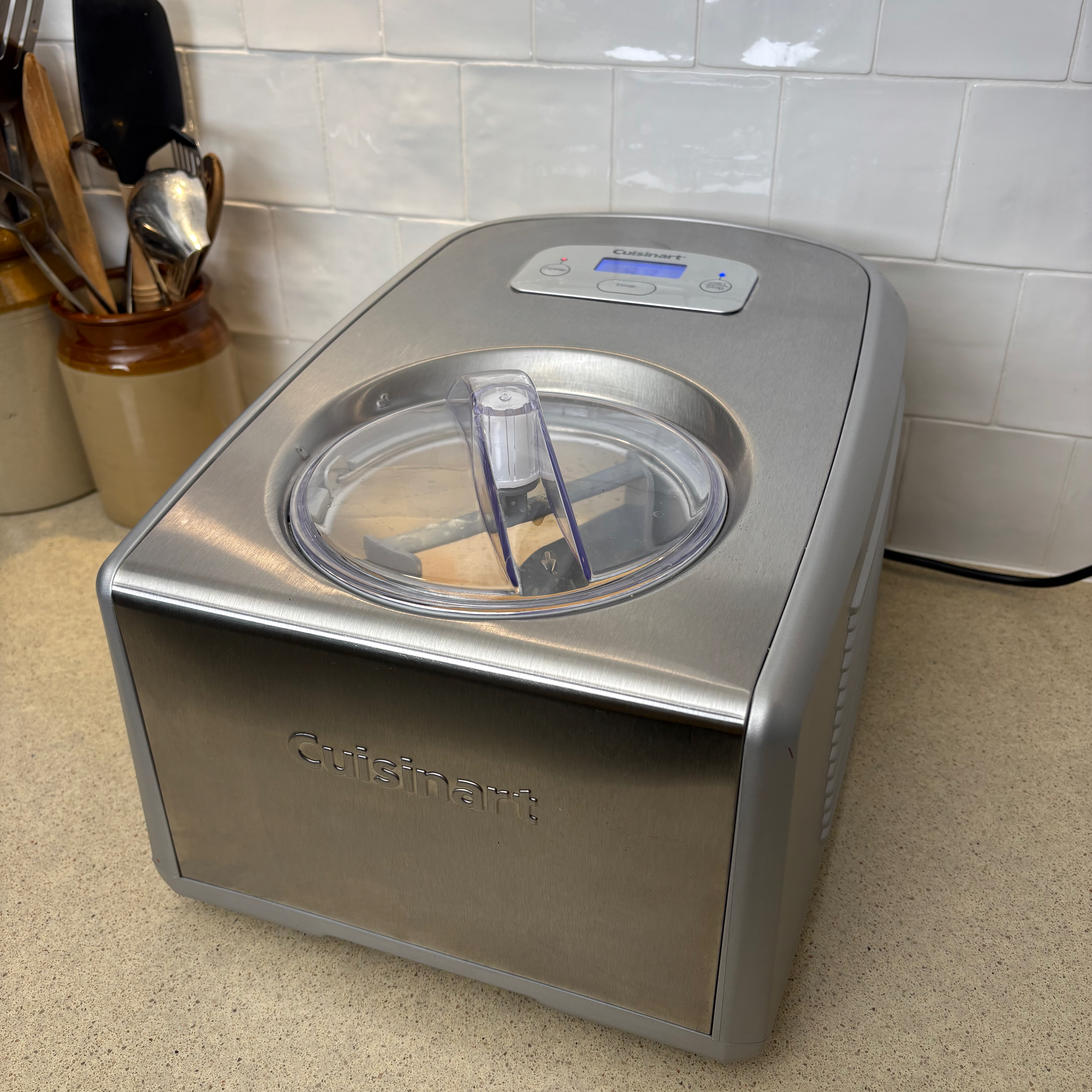 Revisiting the Cuisinart Professional Ice Cream Maker two years after its first review in order to make ice cream