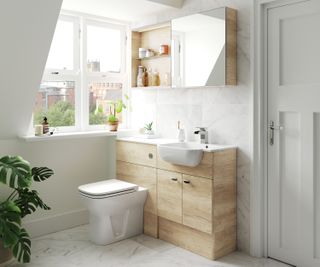 Bathroom storage vanity unit from Mereway Kitchens & Bathrooms