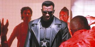 Wesley Snipes in the cinematic debut of Blade