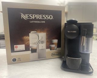 Nespresso Lattissima One unboxed in Reading office