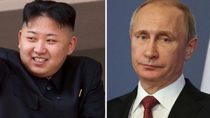 Kim Jong-un and Vladimir Putin