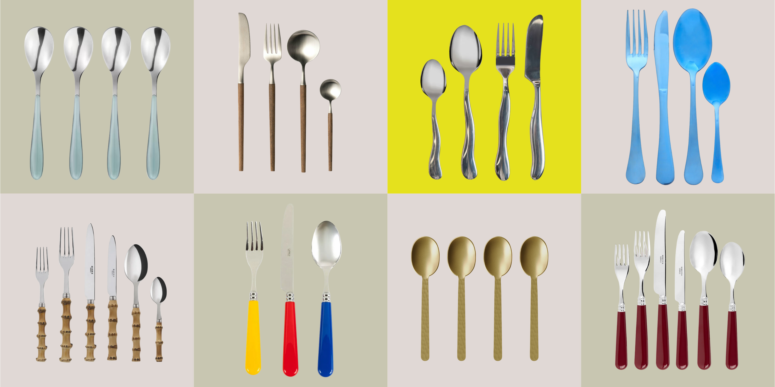 Product Grid with cutlery/flatware