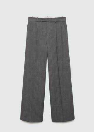 Pinstripe Suit Pants