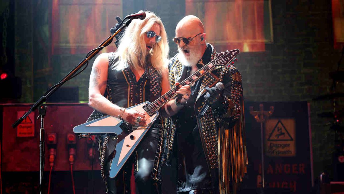 Judas Priest’s Richie Faulkner and Rob Halford