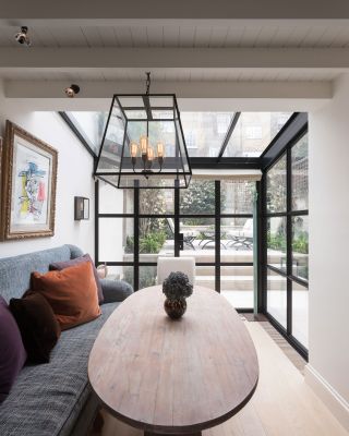 a small sunroom extension to a snug