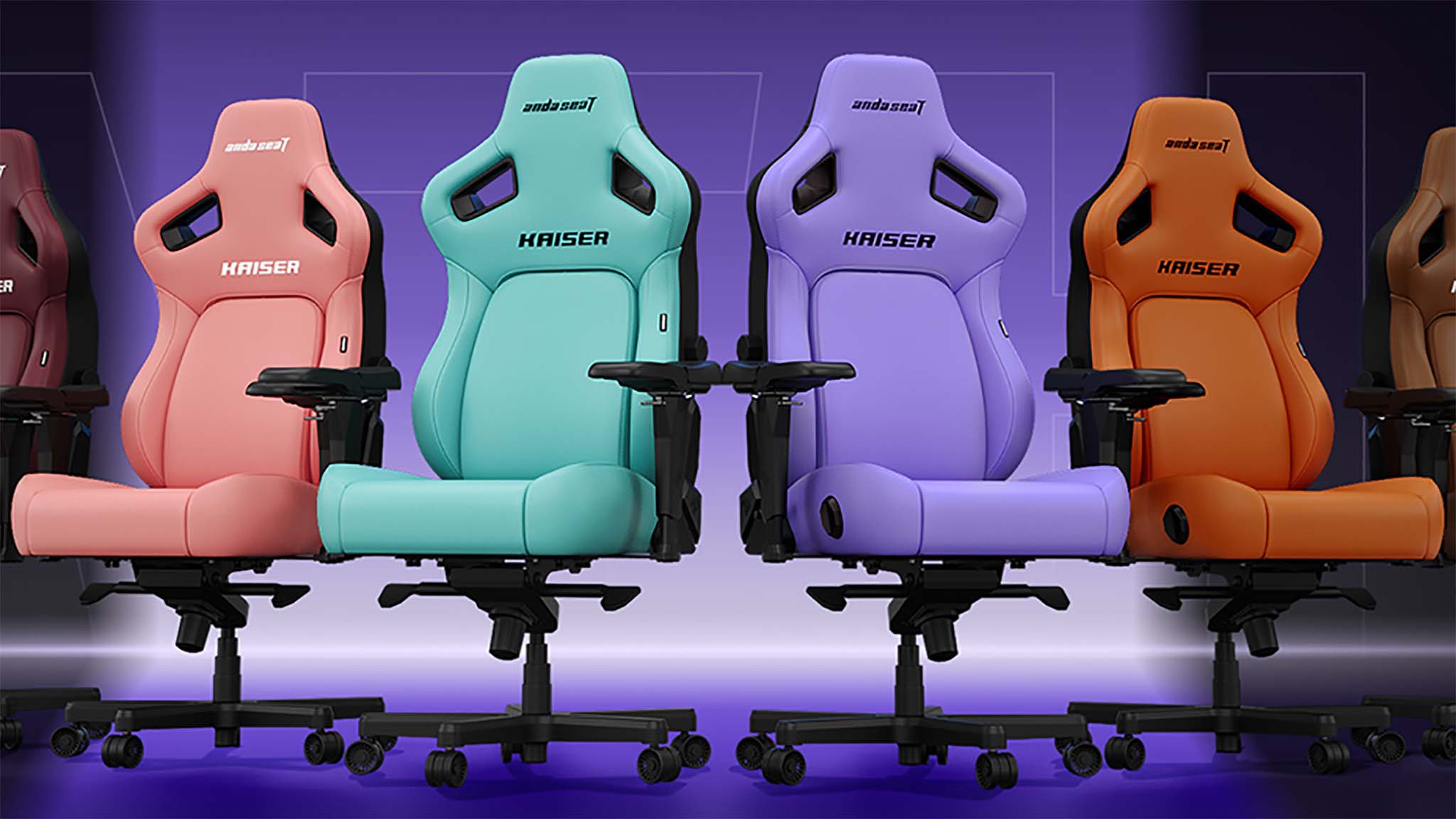 AndaSeat Kaiser 4 colors.