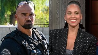 shemar moore on s.w.a.t. and alicia keys on the late show with stephen colbert.