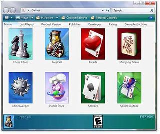 Games Explorer (Image courtesy Microsoft)