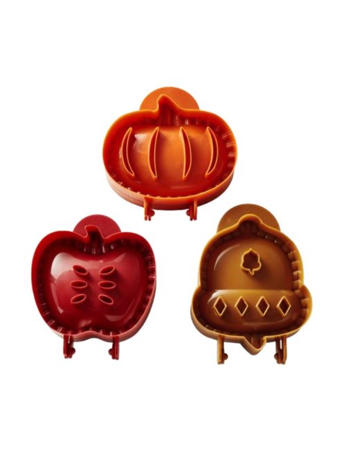 Figural Fall Hand Pie Molds, Set of 3