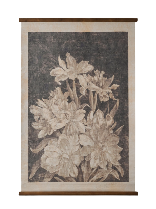 Vintage Bloom Sketch Tapestry