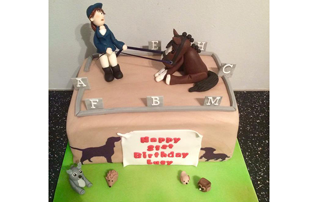 &amp;ldquo;This is the dressage-themed cake I had for my 21st birthday!&amp;rdquo; &amp;mdash; Lucy Smith