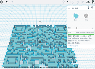 3D Print QR codes