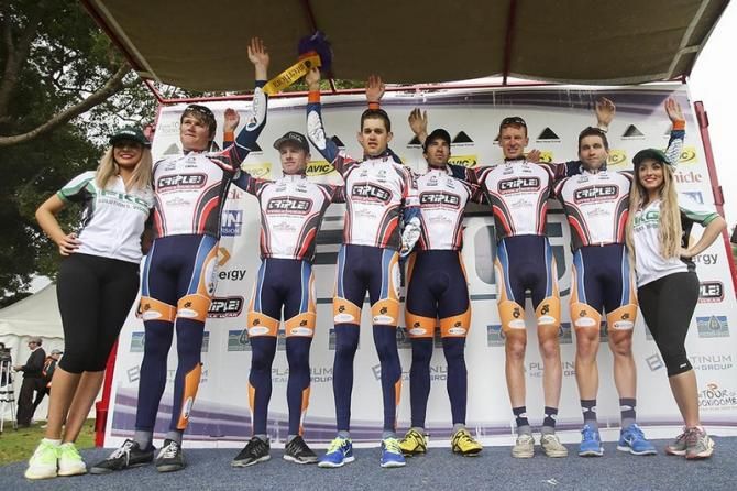 Huon - Genesys take out the team classification at the 2013 FKG Tour of Toowoomba