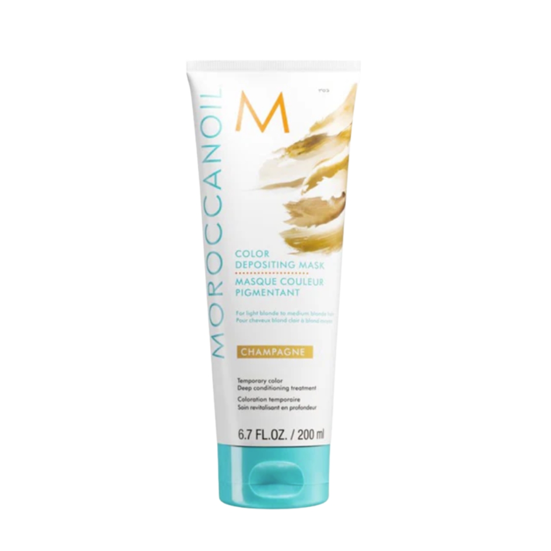 A product shot of the Moroccanoil Color Depositing Mask, on a whitebackground