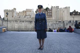 Carol Vorderman at the Tower of London