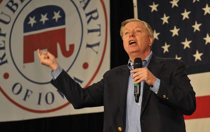  Republican presidential candidate Sen. Lindsey Graham