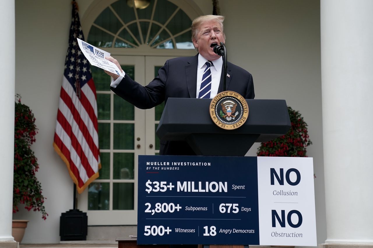 Trump in the Rose Garden