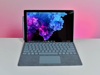 Surface Pro 6 with Aqua keyboard