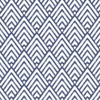 A blue and white peel and stick wallpaper