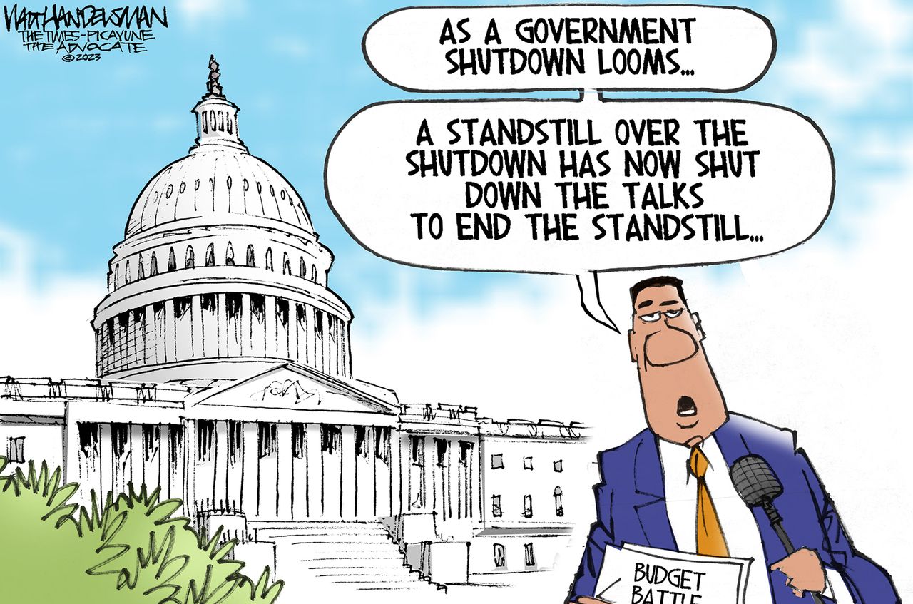 Political cartoon