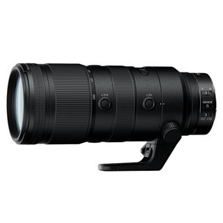 Nikon Z 70-200mm f/2.8 VR S lens on a white background