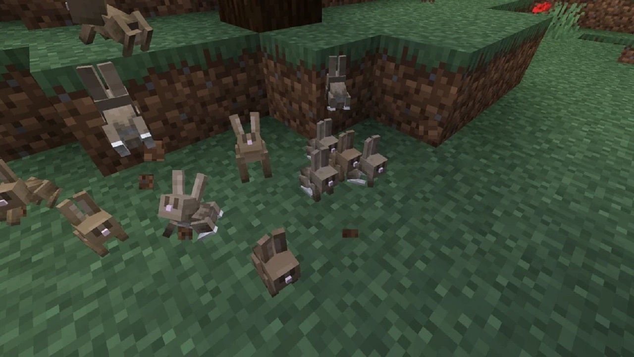 Minecraft bunnies
