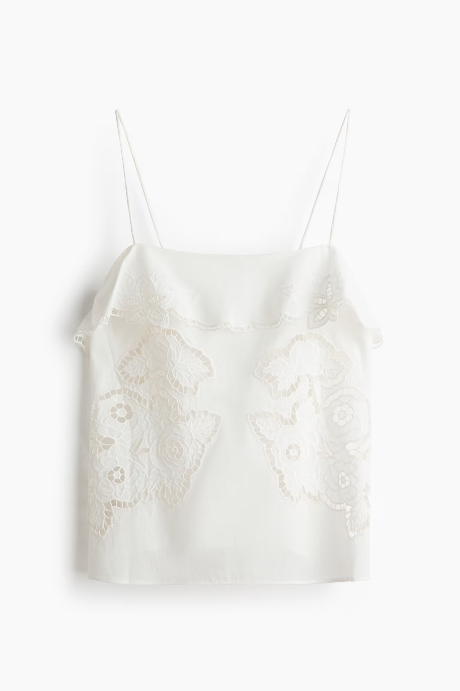 H&amp;M, Broderie Anglaise Strappy Top
