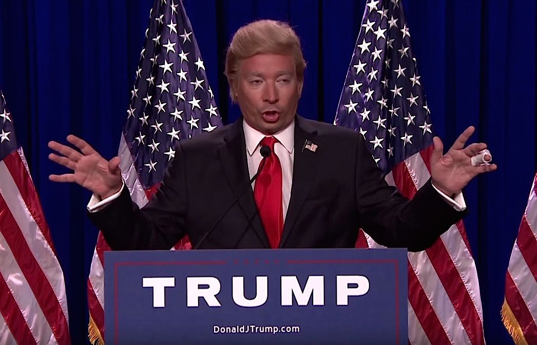 Jimmy Fallon does Donald Trump