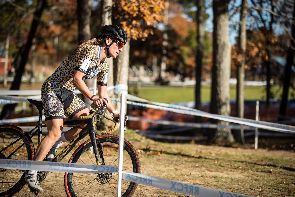 Caroline Mani won both days of racing for elite women at 2021 Really Rad Festival of Cyclocross