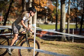 Day 2 - Elite Women - Mani double dips at Really Rad Festival of Cyclocross