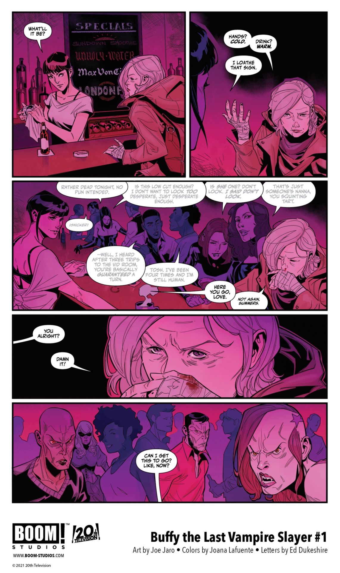 Buffy: The Last Vampire Slayer #1 page